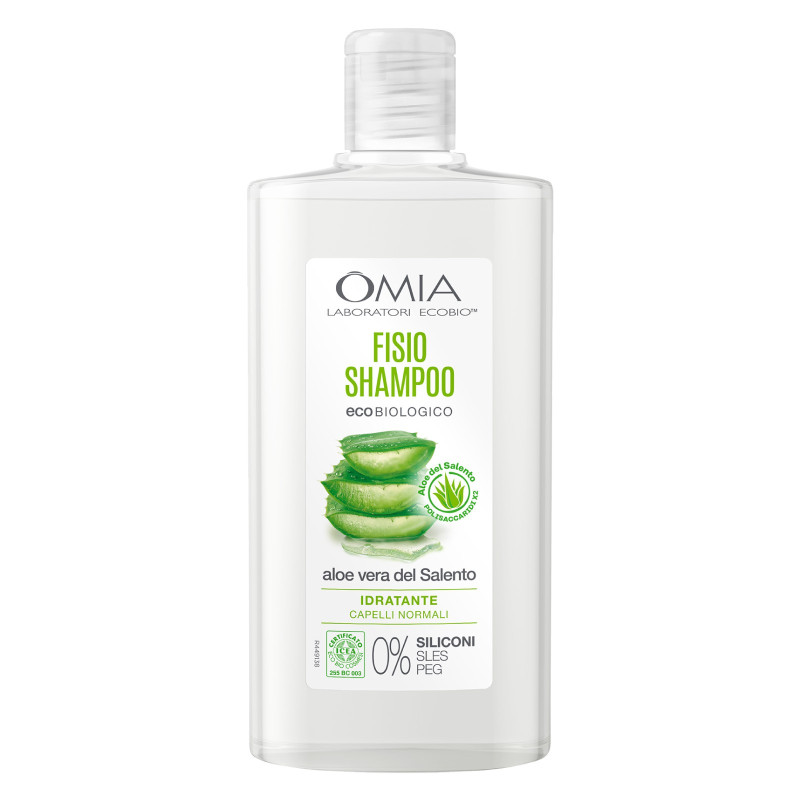 Omia Fisio Shampoo Ecobiologico Aloe Vera del Salento - Flacone da