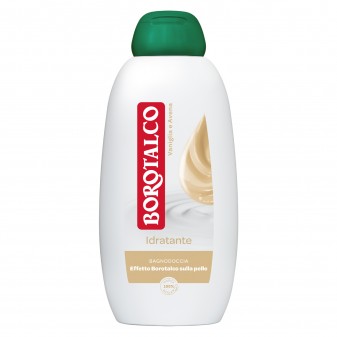 Borotalco Bagnodoccia Idratante Vaniglia e Avena - Flacone da 600ml