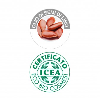 Omia Fisio Shampoo Ecobiologico Olio di Semi di Lino - Flacone da
