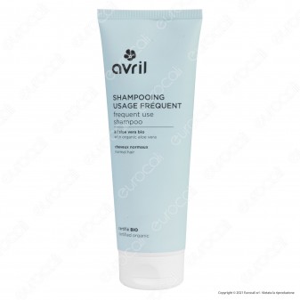 Avril Shampoo Uso Frequente per Capelli Normali con Aloe Vera Bio -