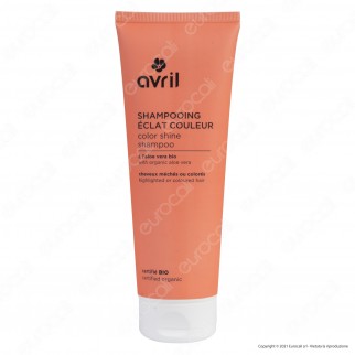 Avril Shampoo Brillantezza Colore per Capelli Colorati e con Mèches -
