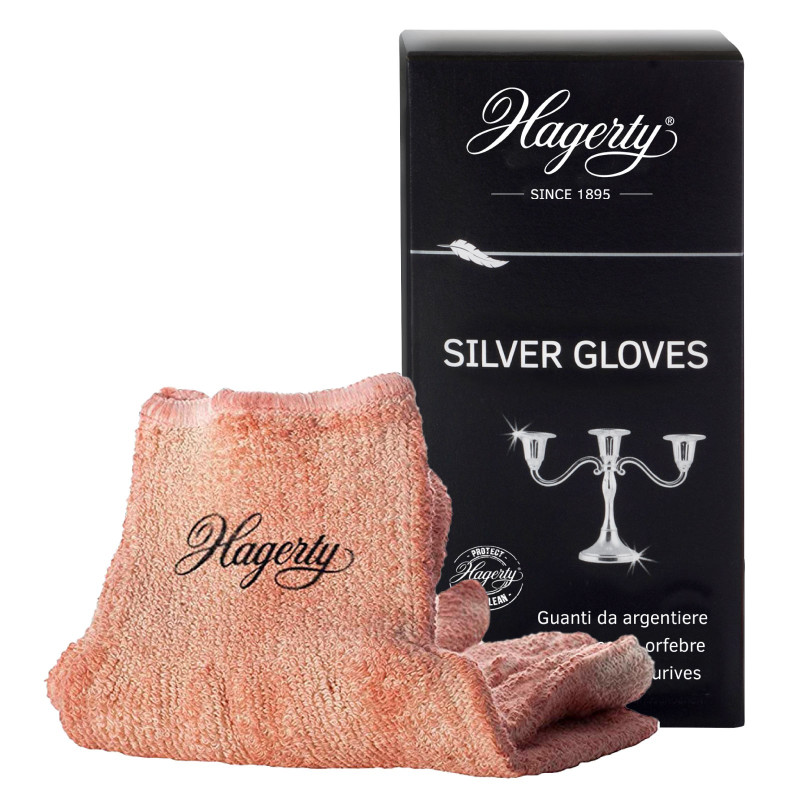 Hagerty Silver Gloves Guanti da Argentiere per Pulizia Argento e