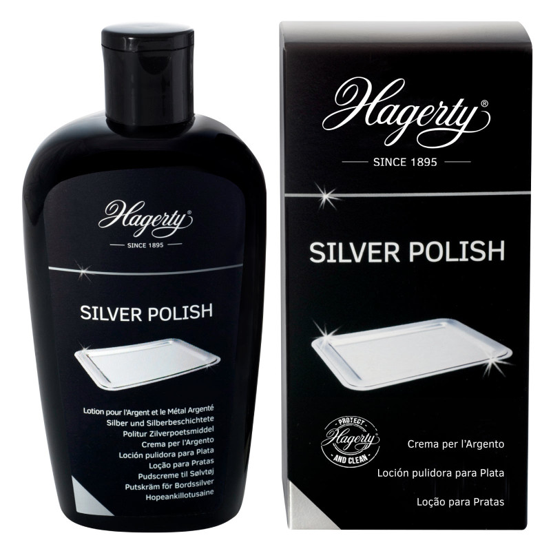Hagerty Silver Polish Fluido Pulitore per Argenteria - Flacone da 250
