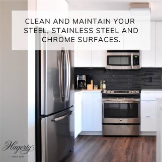 Hagerty White Metal Polish Fluido Pulitore per Acciaio Inox e Cromo -