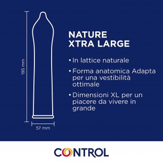 Preservativi Control Nature XL - Scatola da 6 / 12 Profilattici