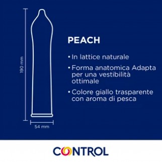 Preservativi Control Peach - Scatola da 6 Profilattici