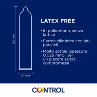 Preservativi Control Latex Free - Scatola da 5 Profilattici