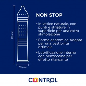 Preservativi Control Non Stop - Scatola 6 Profilattici