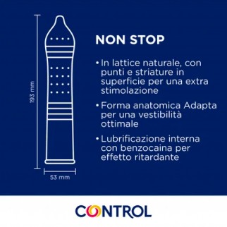 Preservativi Control Non Stop - Scatola 6 Profilattici