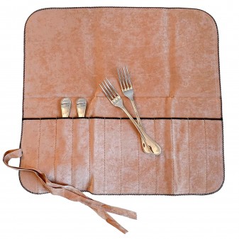Hagerty Silver Guard Cutlery Roll Astuccio in Tessuto Antiossidante