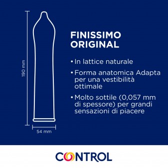 Preservativi Control Finissimo - Scatola da 6 / 12 Profilattici