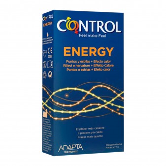 Preservativi Control Energy - Scatola da 6 Profilattici