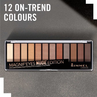 Rimmel London Magnif'Eyes Nude Edition Eye Contouring Palette 12