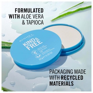 Rimmel London Kind&Free Cipria Compatta Bio Vegana Cruelty-Free a