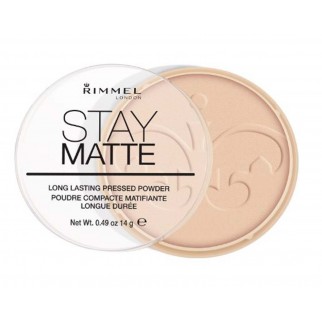 Rimmel London Stay Matte Cipria Compatta a Lunga Tenuta 003 Peach Glow