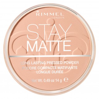 Rimmel London Stay Matte Cipria Compatta a Lunga Tenuta 005 Silky