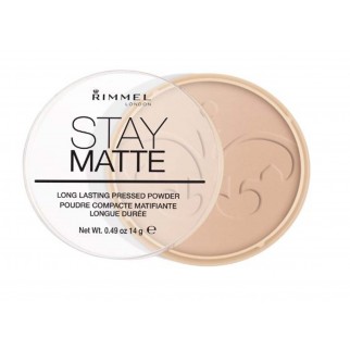 Rimmel London Stay Matte Cipria Compatta a Lunga Tenuta 005 Silky
