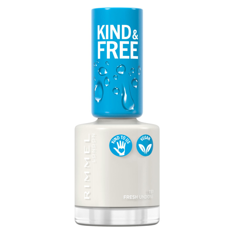 Rimmel London Kind&Free Smalto Rinforzante per Unghie Bio Vegano