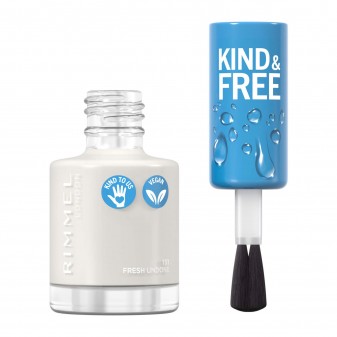 Rimmel London Kind&Free Smalto Rinforzante per Unghie Bio Vegano