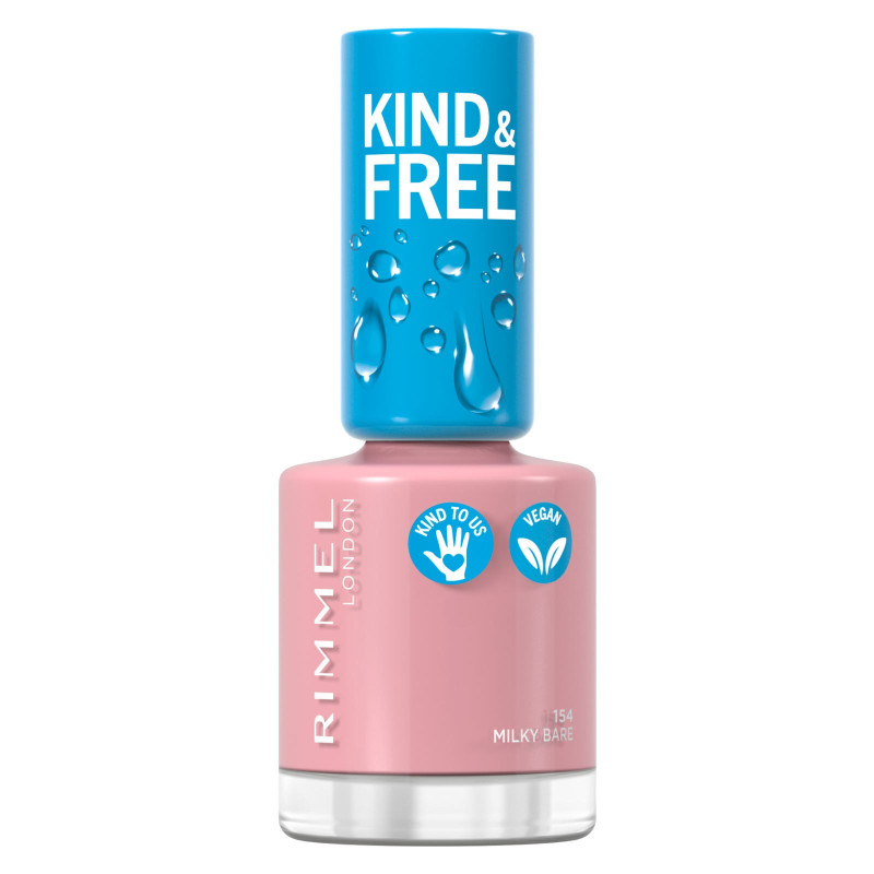 Rimmel London Kind&Free Smalto Rinforzante per Unghie Bio Vegano