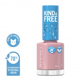 Rimmel London Kind&Free Smalto Rinforzante per Unghie Bio Vegano