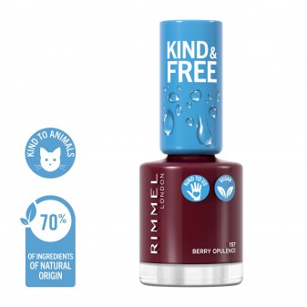 Rimmel London Kind&Free Smalto Rinforzante per Unghie Bio Vegano