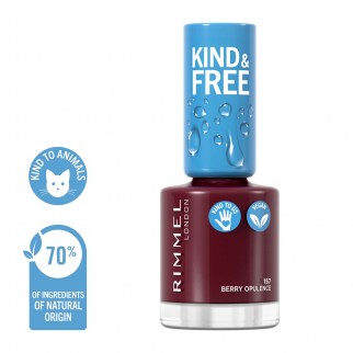 Rimmel London Kind&Free Smalto Rinforzante per Unghie Bio Vegano