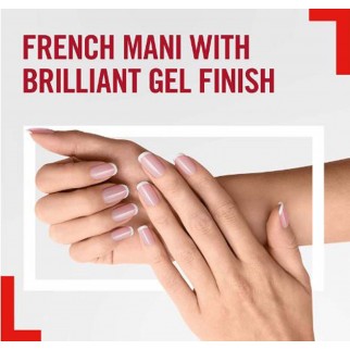 Rimmel London Super Gel Nail Polish Step 1 French Manicure Smalto per
