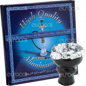 Alluminio per Narghilè - 100 Foglietti da 12 cm