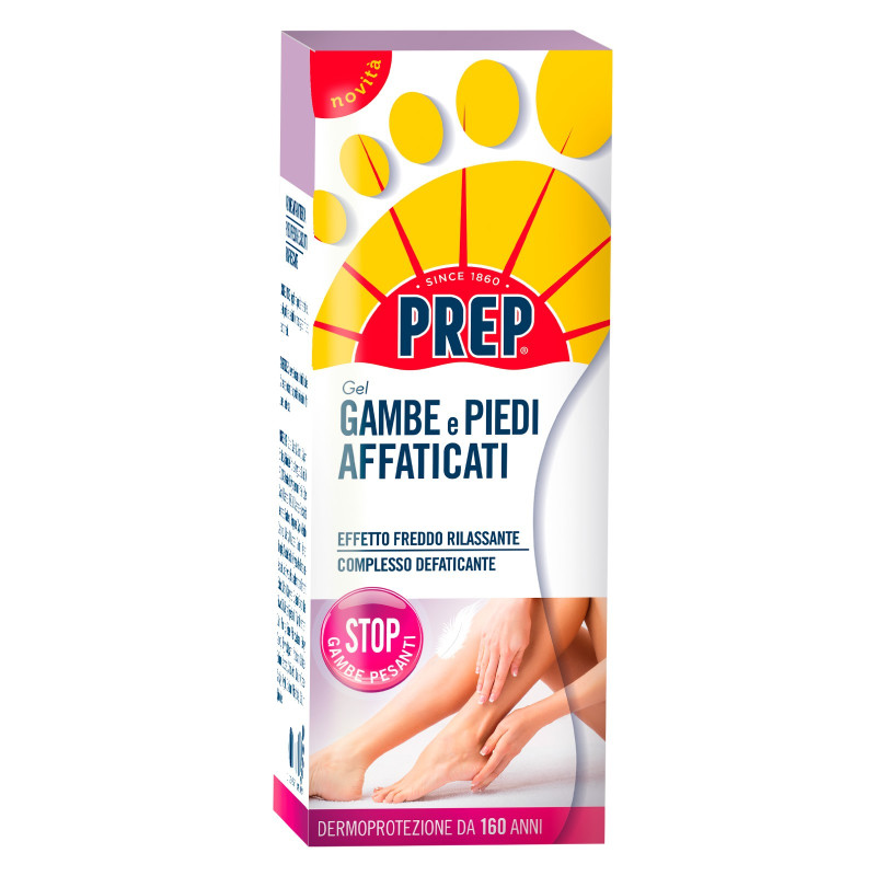 Prep Gel Gambe e Piedi Affaticati Effetto Freddo Rilassante - Flacone