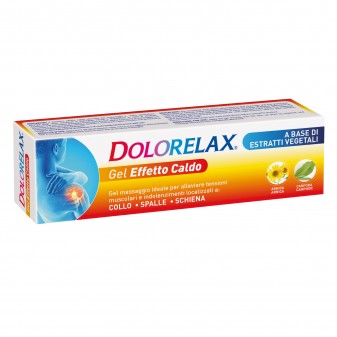 Dolorelax Gel Effetto Caldo per Collo Spalle e Schiena - Flacone da