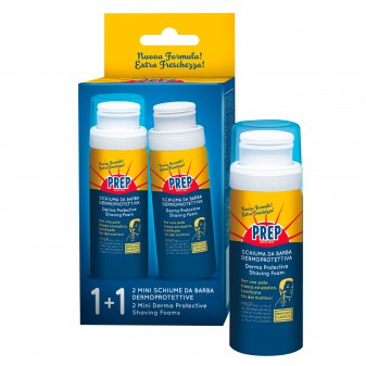 Prep Schiuma da Barba Dermoprotettiva Formula Ricca e Cremosa Effetto