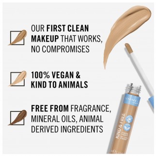 Rimmel London Kind&Free Correttore Liquido Bio Vegano Cruelty-Free a