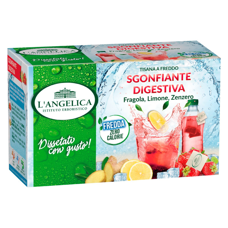 L'Angelica Tisana a Freddo Fragola Limone e Zenzero Vegan Senza