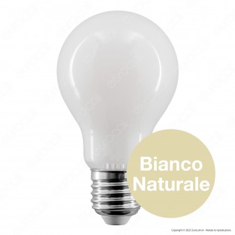 Life Lampadina LED E27 Filament 8.5W Bulb A60 Milky - mod.