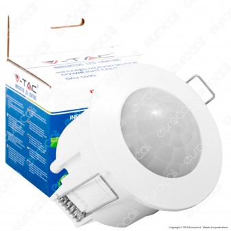 V-Tac VT-8029 Sensore di Movimento a Infrarossi per Lampadine - SKU