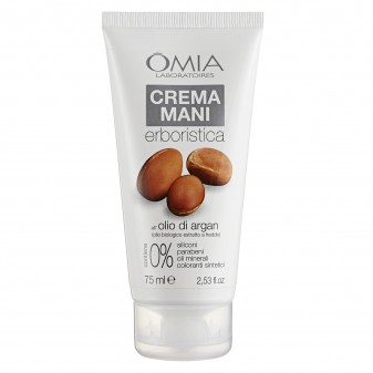 Omia Crema Mani Erboristica all'Olio di Argan - Flacone da 75ml