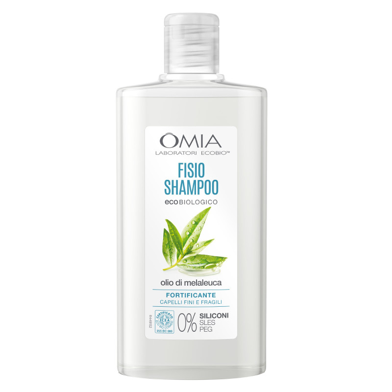 Omia Fisio Shampoo Ecobiologico Olio di Melaleuca - Flacone da 200ml
