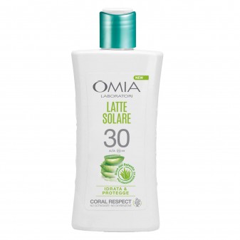 Omia Latte Solare SPF 30 a Protezione Alta con Aloe Vera del Salento
