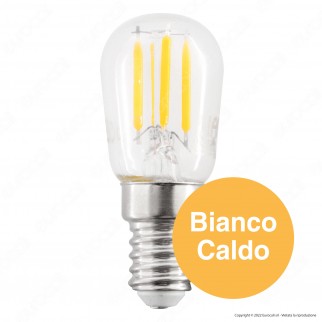 Life Lampadina LED E14 Filament 2.5W Tubolare T26 Transparent -