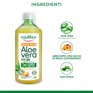 Equilibra Integratore per la Depurazione Aloe Vera 95% con