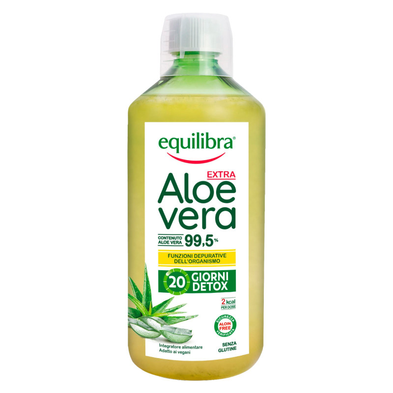 Equilibra Integratore per la Depurazione Aloe Vera Extra 99,5% -