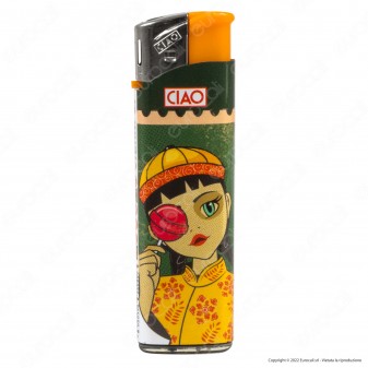 Ciao Accendino Elettronico Fantasia China Pop - Serie da 5 Accendini