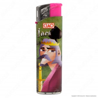 Ciao Accendino Elettronico Fantasia Cards 2 - Serie da 5 Accendini