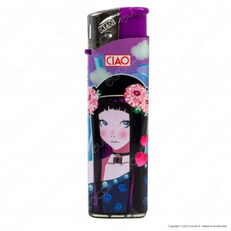 Ciao Accendino Elettronico Fantasia Onna No Ko - Serie da 5 Accendini