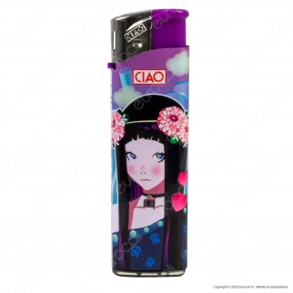 Ciao Accendino Elettronico Fantasia Onna No Ko - Serie da 5 Accendini