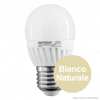 Imperia LED E27 9W Sfera G45 MiniGlobo SMD Ceramic - mod.