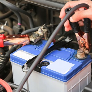 CFG Luce Quadra 400Amp Booster Cable 2 Cavi Elettrici con Morsetti