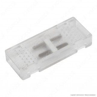 FAI Tappo Aperto in Plastica Trasparente per Copertura Connettore