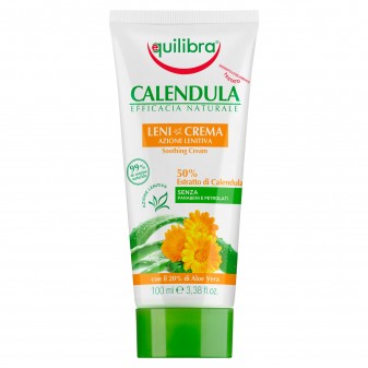 Equilibra Calendula Leni-Crema Azione Lenitiva e Idratante con Aloe